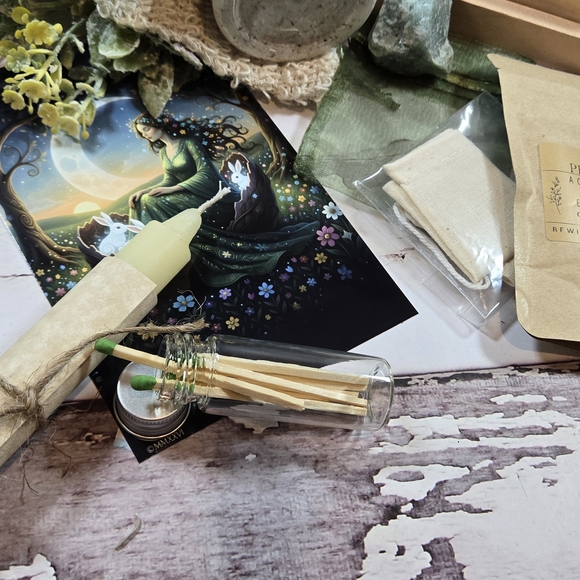 Ostara Spring Ritual Bath Box – Witchy Self Care Deluxe Gift Set - Picture 5 of 12
